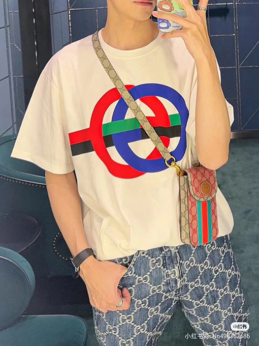 グッチ半袖Tシャツ メンズ レディース ファッション通販