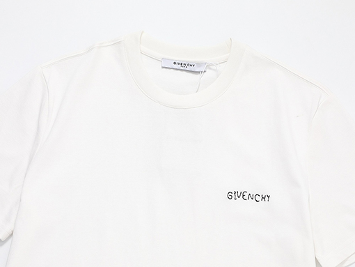 gvc ジバンシイ ロゴ 刺繍 半袖Tシャツ