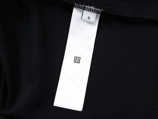 gvc ジバンシイ ロゴ 刺繍 半袖Tシャツ