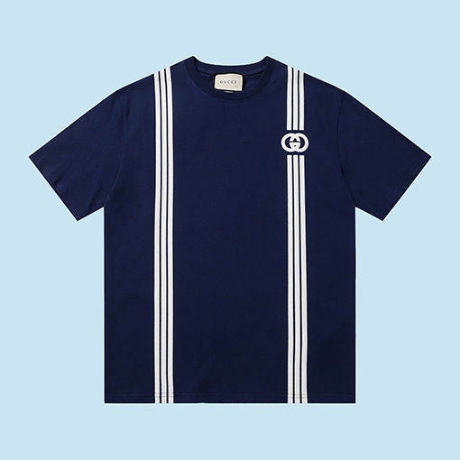 グッチ半袖Tシャツ  GUCCI ダブルGテーププリント