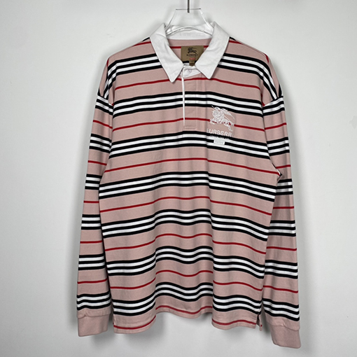 コラボスーパーコピー シュプリーム x バーバリー POLO SHIRT 長袖 Tシャツの通販