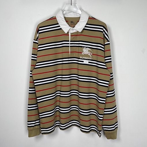 コラボスーパーコピー シュプリーム x バーバリー POLO SHIRT 長袖 Tシャツの通販