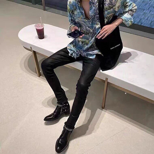 サンローラン海浪柄シャツ  Saint Laurent Paris