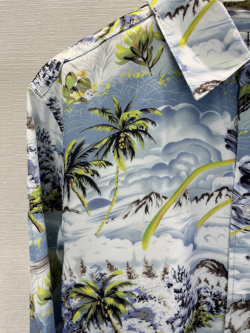 サンローラン海浪柄シャツ  Saint Laurent Paris