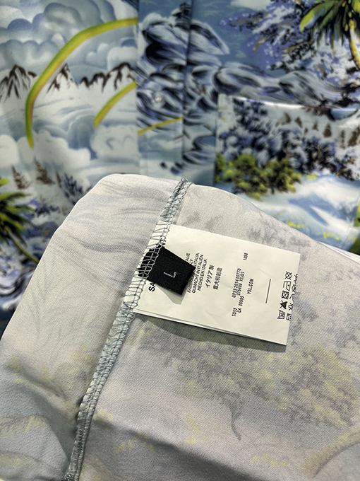 サンローラン海浪柄シャツ  Saint Laurent Paris