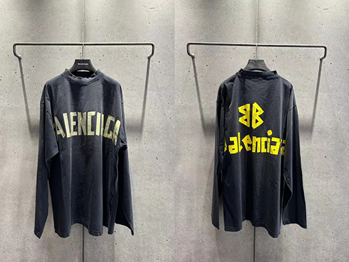 バレンシアガ  メンズ レディース長袖 Tシャツの通販高品質 BALENCIAGA