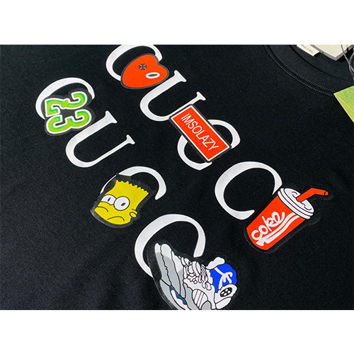 グッチ プリント 半袖Tシャツメンズファッション通販