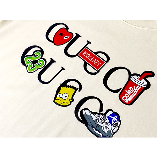 グッチ プリント 半袖Tシャツメンズファッション通販