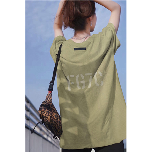フィアオブゴッド プリント半袖Tシャツ FG7Cロゴポイント