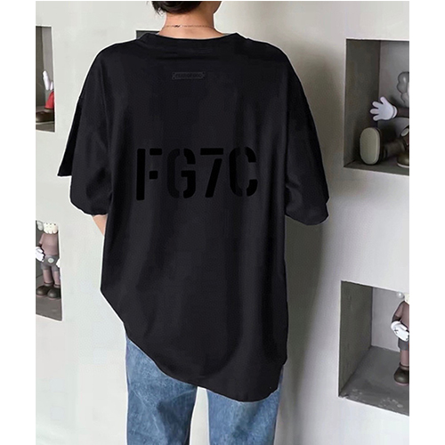 フィアオブゴッド プリント半袖Tシャツ FG7Cロゴポイント