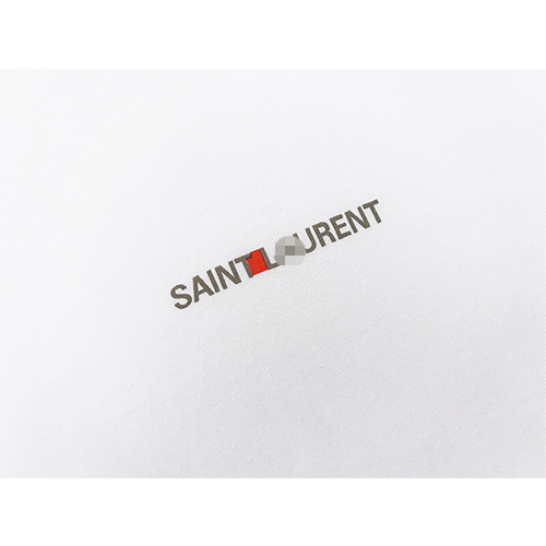 サンローラン半袖Tシャツ Saint Laurent 刺繍