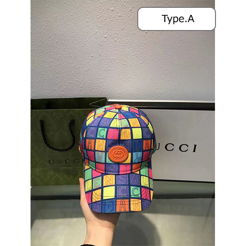 グッチ   CAP 帽子 カスタム感覚で楽しむ！アルファベット刺繍入りキャップ