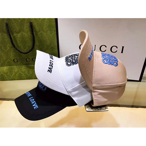 ロエベ  CAP 帽子 スーパーコピー 　LOEVE LOEVEロゴ刺繡