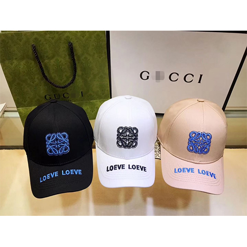 ロエベ  CAP 帽子 スーパーコピー 　LOEVE LOEVEロゴ刺繡