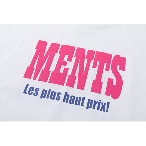 ヴェトモン ワイドフィットのアルファベット 半袖Tシャツコピー