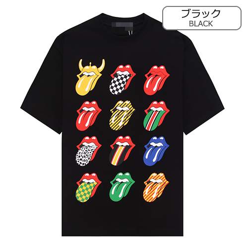 クロムハーツ  半袖Tシャツスーパーコピー  ワイドシルエットで着こなす、個性的なプリント柄のおしゃれコーディネート