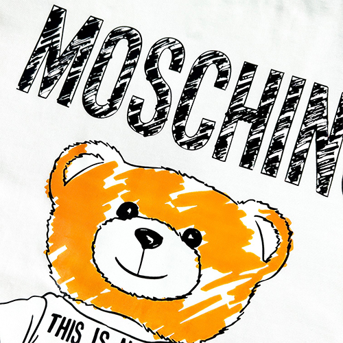 モスキーノ 半袖Tシャツ スーパーコピー プリント半袖Tシャツ メンズファッション通販 2色