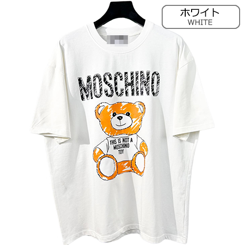 モスキーノ 半袖Tシャツ スーパーコピー プリント半袖Tシャツ メンズファッション通販 2色