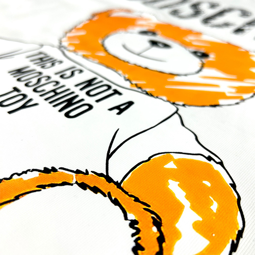 モスキーノ 半袖Tシャツ スーパーコピー プリント半袖Tシャツ メンズファッション通販 2色