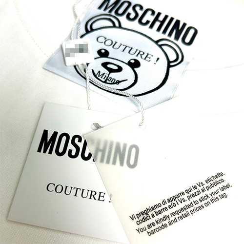 モスキーノ 半袖Tシャツ スーパーコピー  プリント半袖Tシャツ  メンズファッション通販  2色