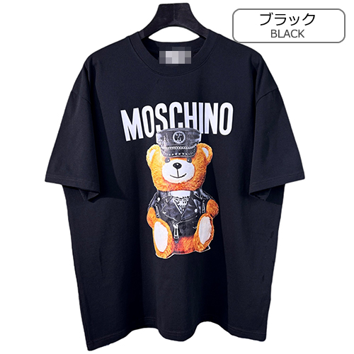 モスキーノ 半袖Tシャツ スーパーコピー プリント半袖Tシャツ メンズファッション通販 2色