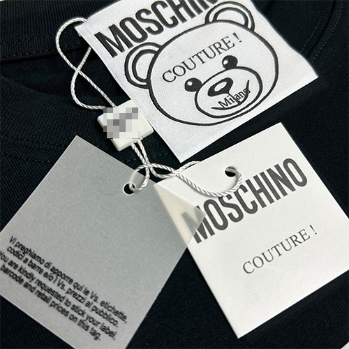 モスキーノ 半袖Tシャツ スーパーコピー  プリント半袖Tシャツ  メンズファッション通販  2色