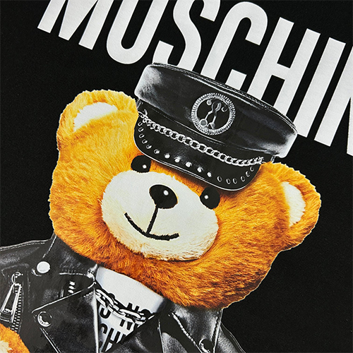 モスキーノ 半袖Tシャツ スーパーコピー プリント半袖Tシャツ メンズファッション通販 2色