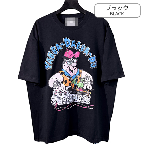 モスキーノ 半袖Tシャツ スーパーコピープリント半袖Tシャツ