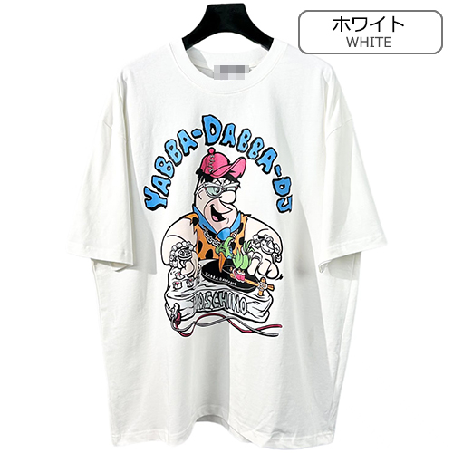 モスキーノ 半袖Tシャツ スーパーコピープリント半袖Tシャツ