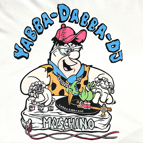 モスキーノ 半袖Tシャツ スーパーコピープリント半袖Tシャツ