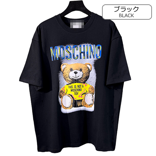 モスキーノ 半袖Tシャツ  スーパーコピープリント半袖Tシャツ