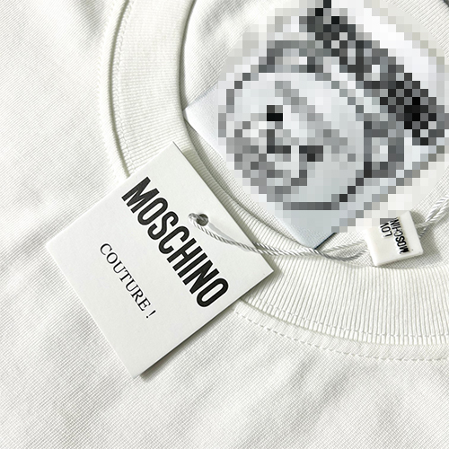 モスキーノ 半袖Tシャツ  スーパーコピープリント半袖Tシャツ