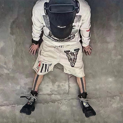 セント マイケル × ヴィーローン スウェットパンツ