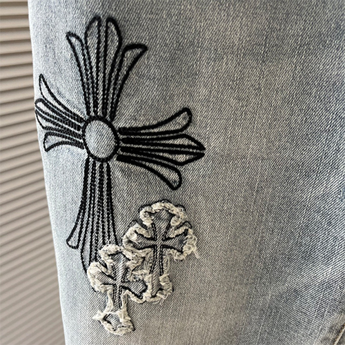 クロムハーツ デニムパンツ メンズファッションCHROME HEART パンツ スーパーコピー