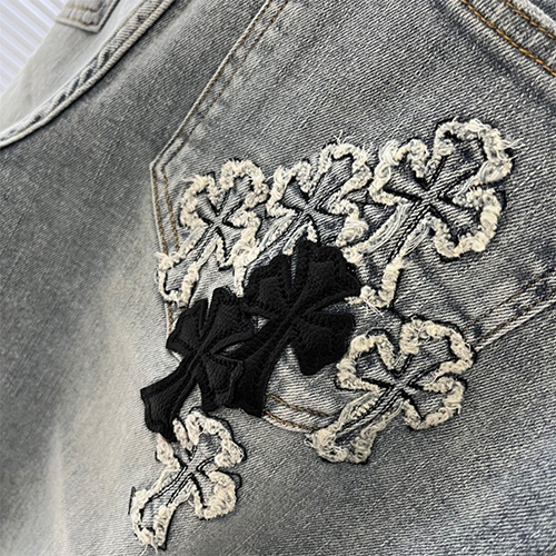 クロムハーツ デニムパンツ メンズファッションCHROME HEART パンツ スーパーコピー