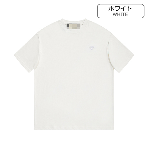 グッチ 半袖 Tシャツ　GG刺繡ロゴ  すっきり カールフルTシャツ