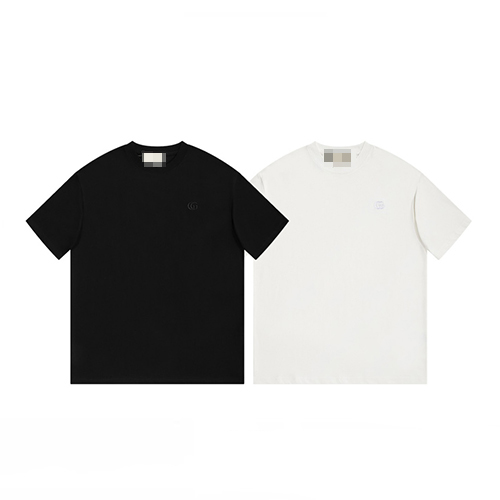 グッチ 半袖 Tシャツ　GG刺繡ロゴ  すっきり カールフルTシャツ
