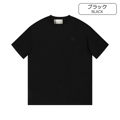 グッチ 半袖 Tシャツ　GG刺繡ロゴ  すっきり カールフルTシャツ