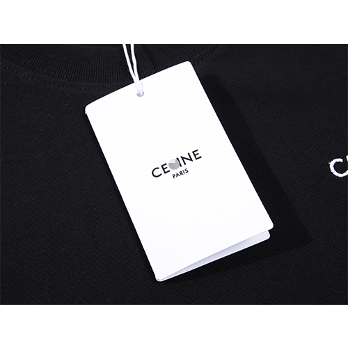 セリーヌ 半袖 Tシャツ CELINE刺繡ロゴ メンズファッション通販 2色