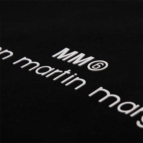 マルタンマルジェラ スーパーコピー 半袖 Tシャツ Maison Margielaロゴプリント