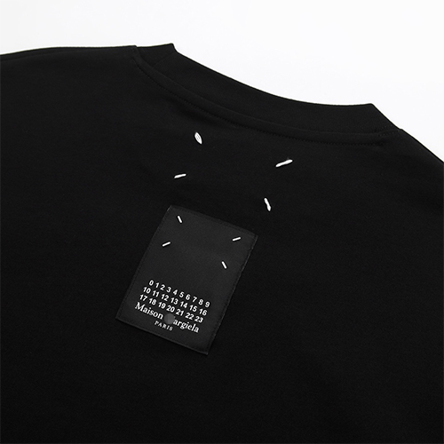 マルタンマルジェラ スーパーコピー 半袖 Tシャツ Maison Margielaロゴプリント