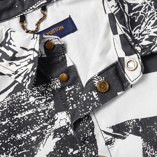 ヴィトンスーシャツ パーコピーLouis Vuitton パリコラージュデザイン