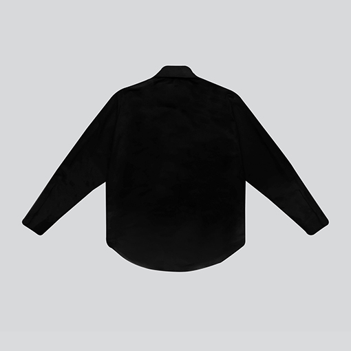 バレンシアガ デニムパッチワーク シャツ BALENCIAGA ロゴプリント