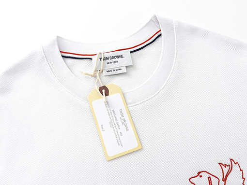 トムブラウン半袖Tシャツメンズレディース 半袖 Tシャツの通販 THOM BROWNE