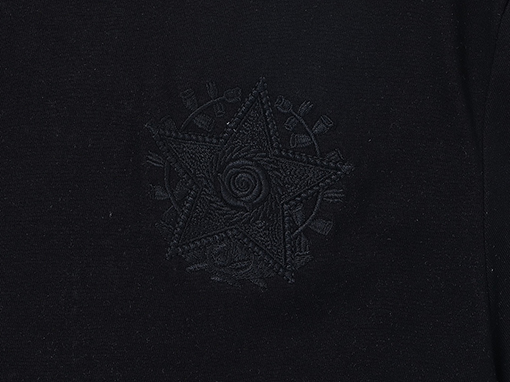 ディオール 五角星とCDの立体印刷が特徴のTシャツ