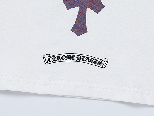 クロムハーツ  カラフルなクロスプリント柄の半袖Tシャツ  CHROME HEART