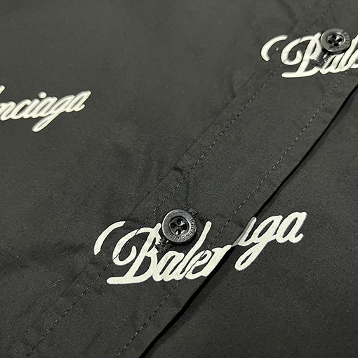 バレンシアガ シャツ スーパーコピー  BALENCIAGA クラシックなフルプリントシャツ