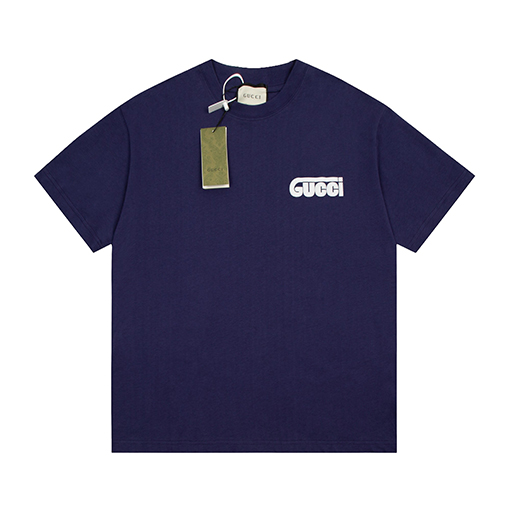 グッチ 半袖Tシャツ グラマラスな涂雅文字と立体感のあるデザインが魅力