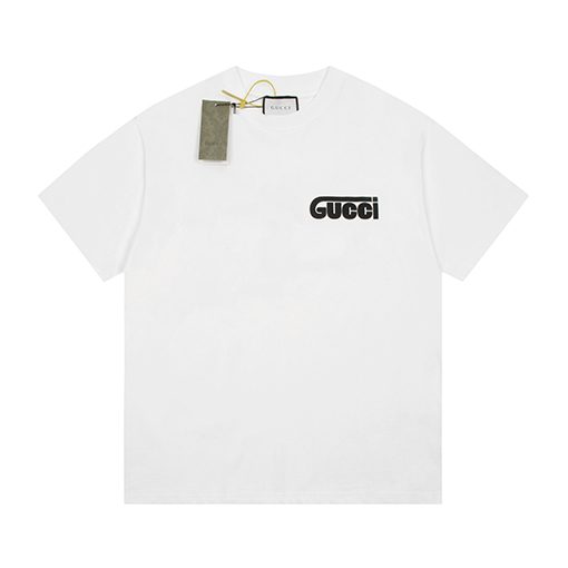 グッチ 半袖Tシャツ グラマラスな涂雅文字と立体感のあるデザインが魅力