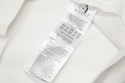 グッチ 半袖Tシャツ グラマラスな涂雅文字と立体感のあるデザインが魅力